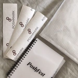 🆕 POSHFEST exclusive notebook + packing stickers